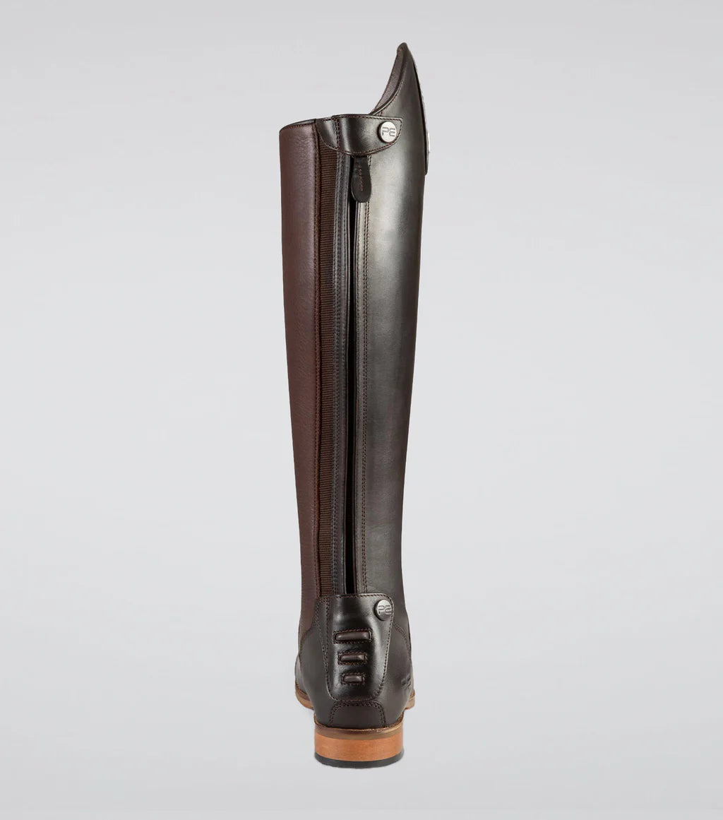 Premier Equine UK Bilancio Ladies Leather Tall Field Riding Boot - Brown - Size 7UK(Euro 41) Wide Calf