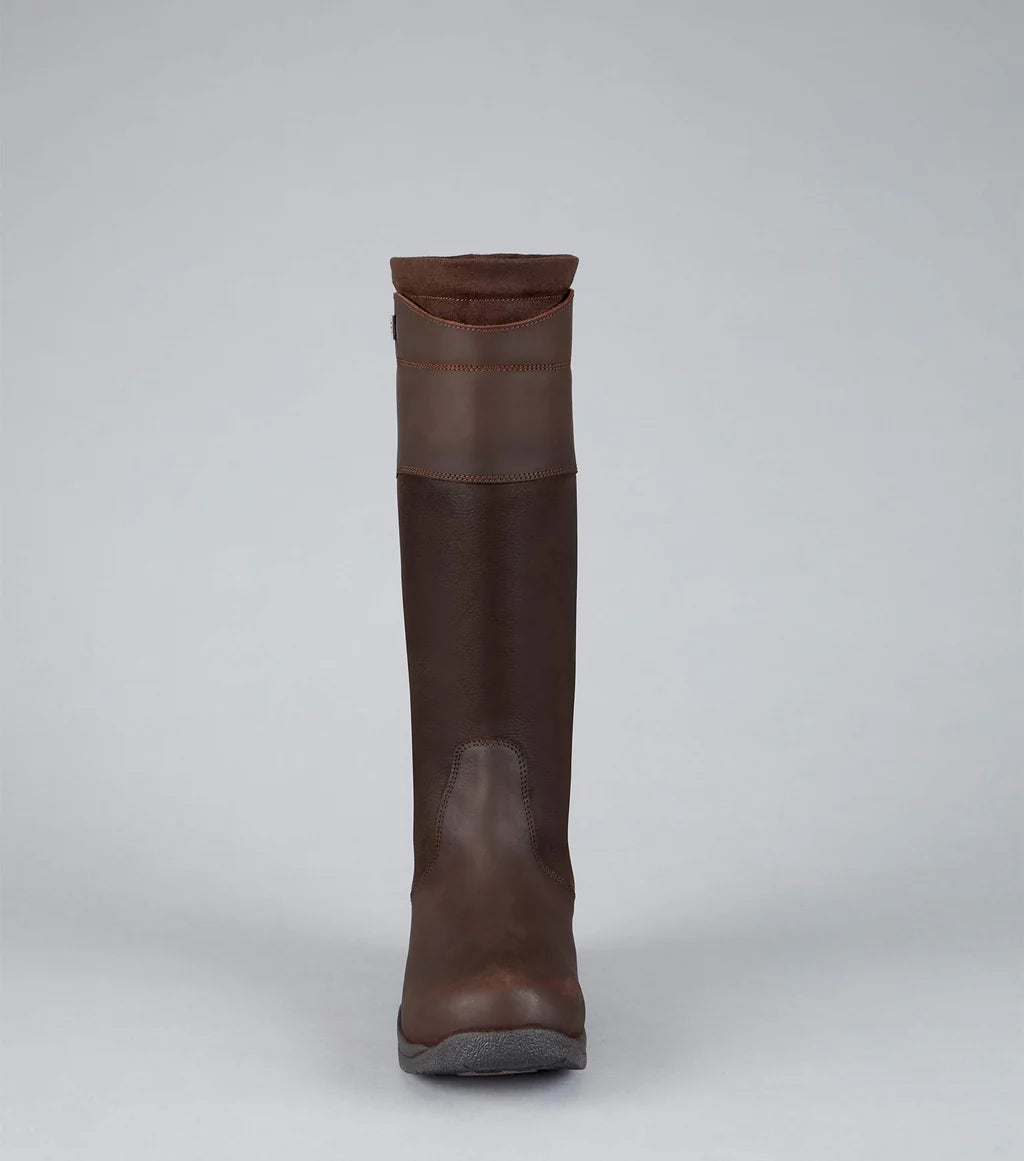 Premier Equine UK Miletto Waterproof Country Boot - Brown - Wide Calf - UK6 (39 Euro)