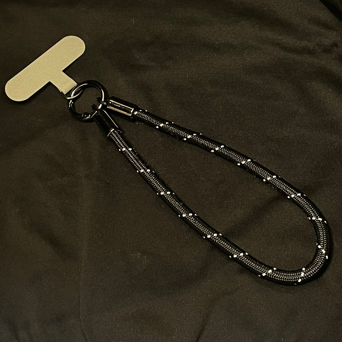 Cord Wristlet - Key/Phone Chain - Black, Grey