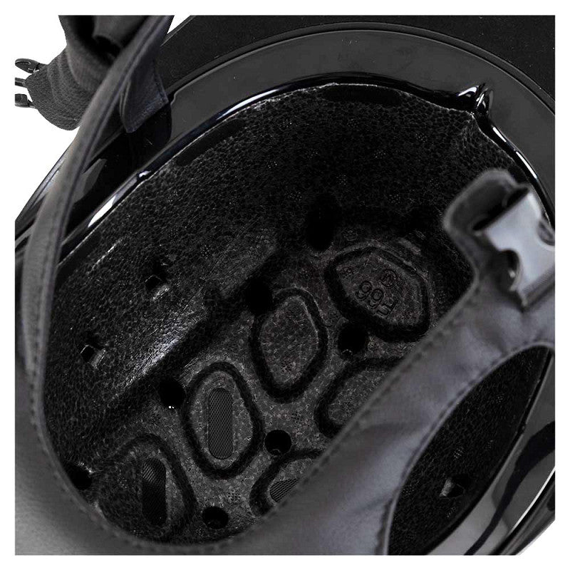 New - BR Riding Helmet Zeta Sparkling - Black/Gunmetal - 55/57 - Medium (Liner sold separately)