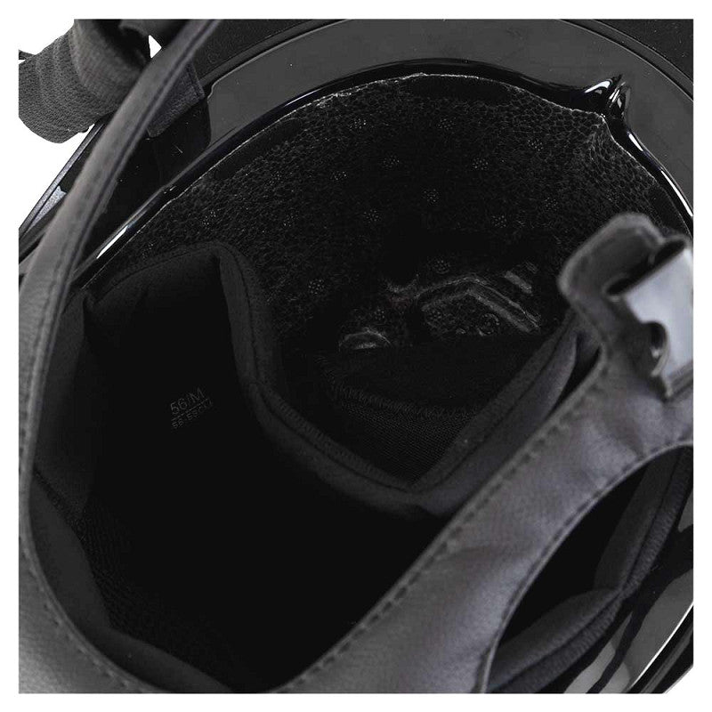 New - BR Riding Helmet Zeta Sparkling - Black/Gunmetal - 55/57 - Medium (Liner sold separately)