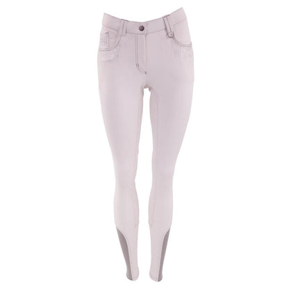 BR Riding Breeches Maggy Ladies with Silicone Seat Snow White Euro 38 & 40