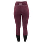 BR Riding Tights Astrid Ladies Silicone Seat - Grape Wine - Euro 38/US 28