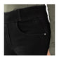 BR Ladies Riding  Tights -  Florence - Silicone Seat -Black Denim - Euro 46/US34