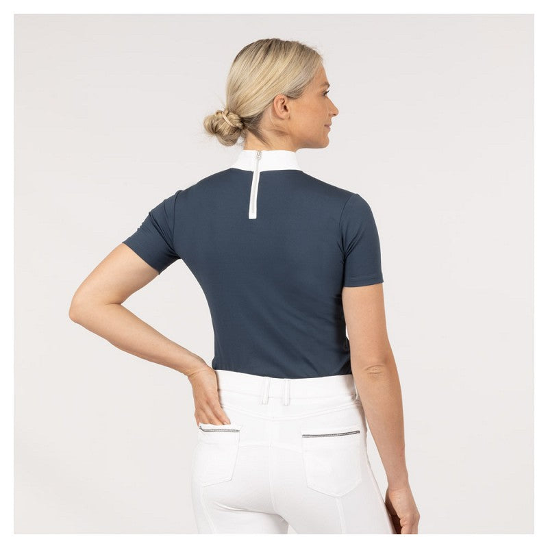 BR Competition Shirt Cynthia Ladies - Navy Sky - Large - Limited Edition Spring Collection