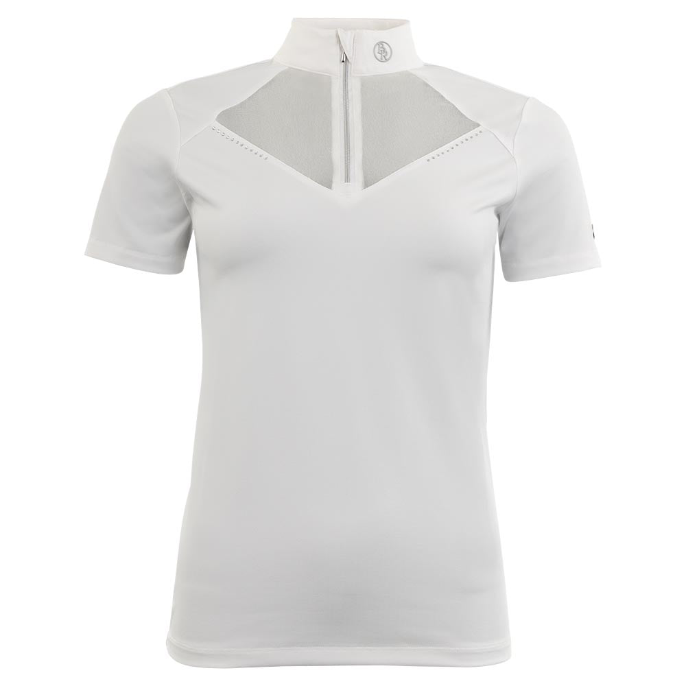 BR Ladies Competition Shirt, short sleeves - Zapopan - Snow White - XS/US 4