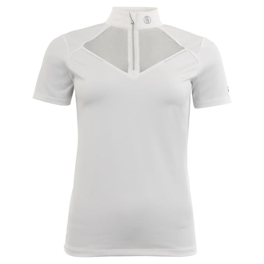 BR Ladies Competition Shirt, short sleeves - Zapopan - Snow White - XS/US 4