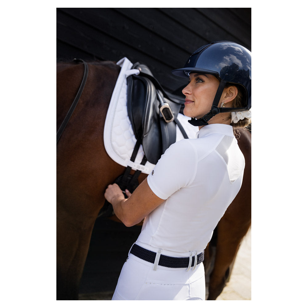 BR Ladies Competition Shirt, short sleeves - Zapopan - Snow White - XS/US 4