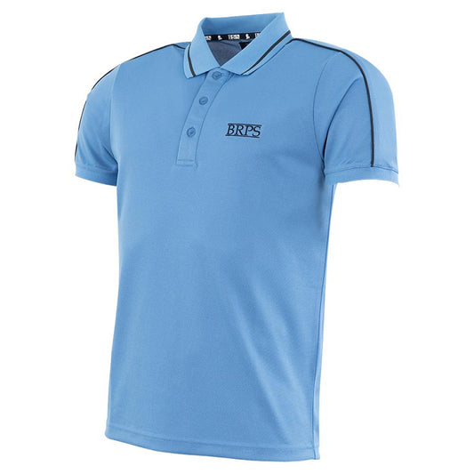BR Clearance - BRPS MEN'S Short Sleeved Polo Shirt - Blue Jasper XL