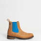 Kingsley Amsterdam Boot 39 Gaucho Brown/Royal Blue Elastic