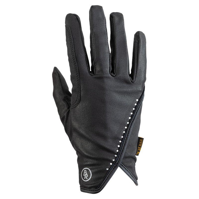 New - BR Riding Gloves Glowé - Black - Sizes 7.5 or 8