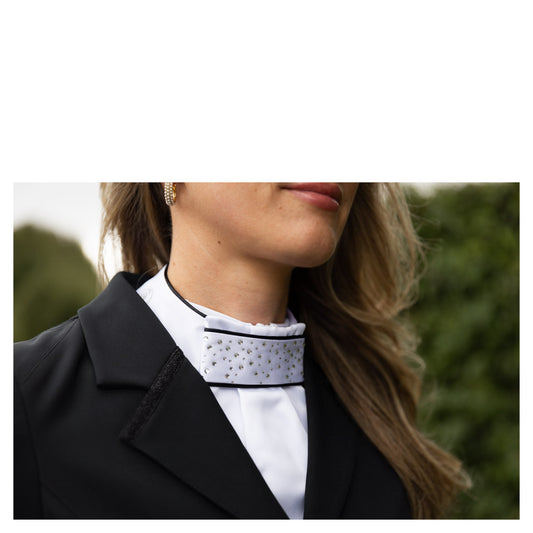 BR Stock Tie-  Leon - Black - Medium