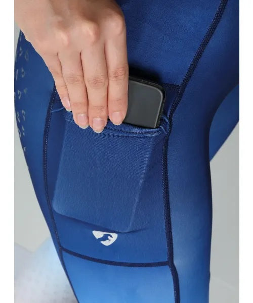 Shires Aubrion Dutton Riding Tights - Dark Navy - Ladies XL