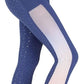 Shires Aubrion Leyton Mesh Riding Tights - Ombre - Size XL