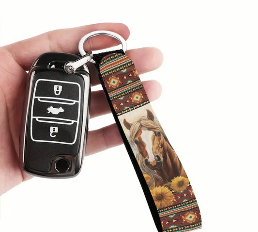 Key Chain  - Golden Sunflower