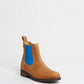 Kingsley Amsterdam Boot 39 Gaucho Brown/Royal Blue Elastic