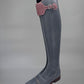 Kingsley London 01 Riding Boot - Paxson Grey/Stardust Pink - Euro Size 40.5 A/L (40.5 foot/height 49.5cm/calf 38cm)