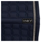 BR Clearance - ANKY® Saddle Pad Nylon Dressage Luminous XB24003 Dark Navy Full - Clearance Reg $149.00