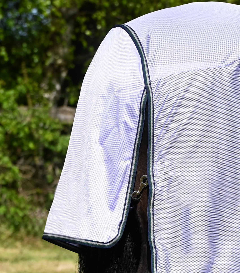 Premier Equine UK Bug Buster Fly Rug with Detachable Neck and Belly Flap Lavender (75” or 78”)