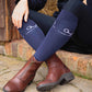 Premier Equine UK Adults Thin Stretch Riding Socks (2 Pairs) Navy (one size fits all)