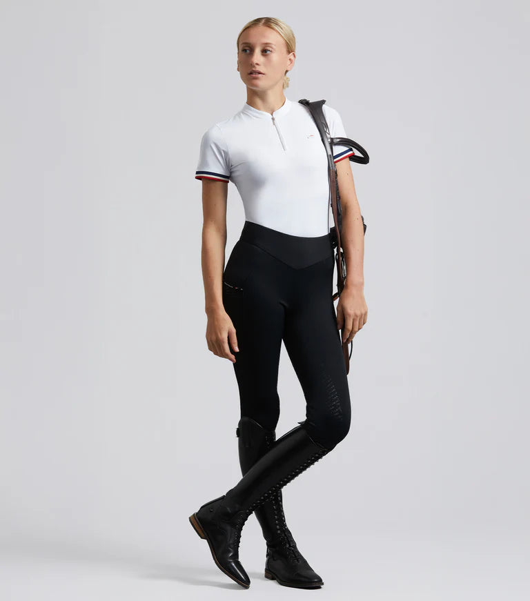 Premier Equine UK Aporia Ladies Riding Tights Jet Black (28” or 30”)