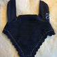 Bonnets By Sandy Flat Bottom Scalloped Edge Black/Black Custom Warmblood Size