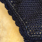Bonnets By Sandy Flat Bottom Scalloped Edge Black/Black Custom Warmblood Size