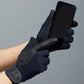 Premier Equine UK Bordoni Leather Mesh Riding Gloves - Navy Large (8)