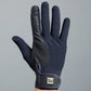 Premier Equine UK Bordoni Leather Mesh Riding Gloves - Navy Large (8)