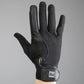 Premier Equine UK Bordoni Leather Mesh Riding Gloves - Black/Medium(7.5)