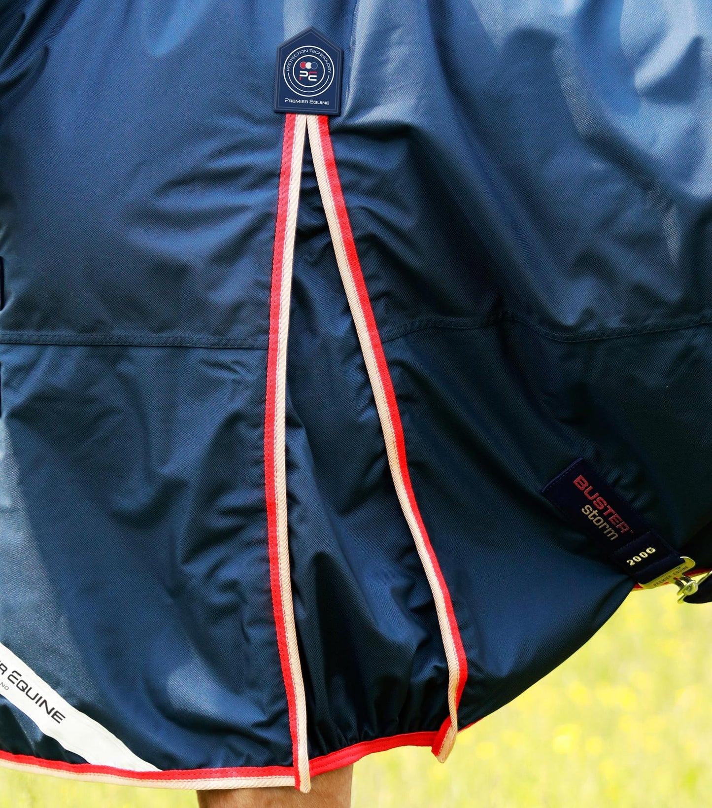 Premier Equine UK Buster Storm 200g Combo Turnout Rug with Snug-Fit Neck - Navy (78" or 81")