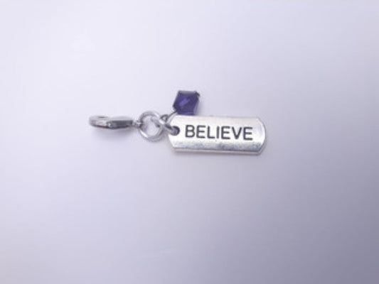 Bridle Charm - Believe