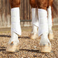 Premier Equine UK Carbon Air-Tech Single Lock Brushing Boots White