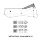 Winderen Half Pad Dressage Slim 18" (10mm) Coal