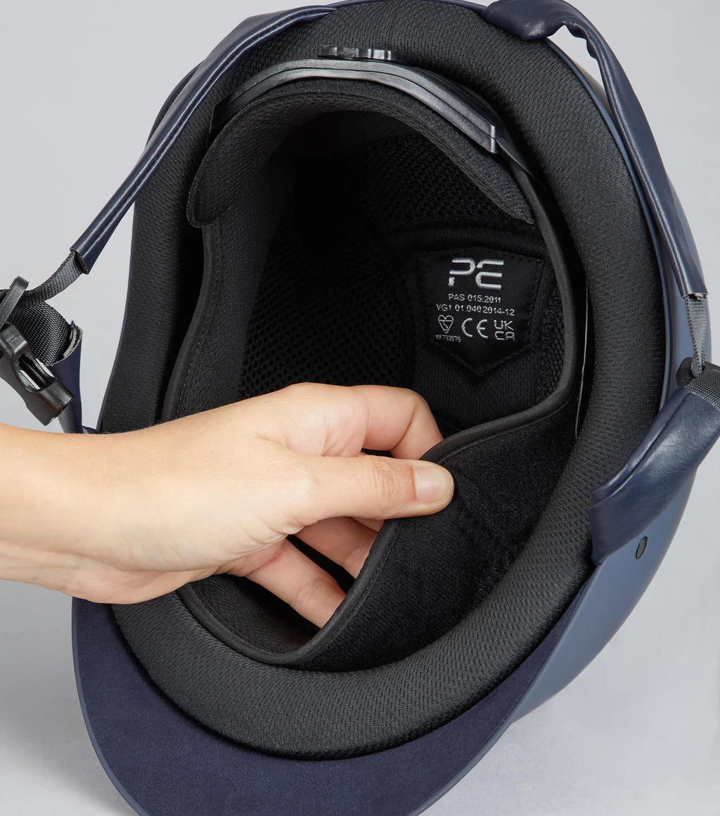 Premier Equine UK Riding Helmet Liner Black Medium
