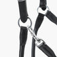 Premier Equine UK Hennaroso Rolled Anatomic Leather Halter Black (cob or full)
