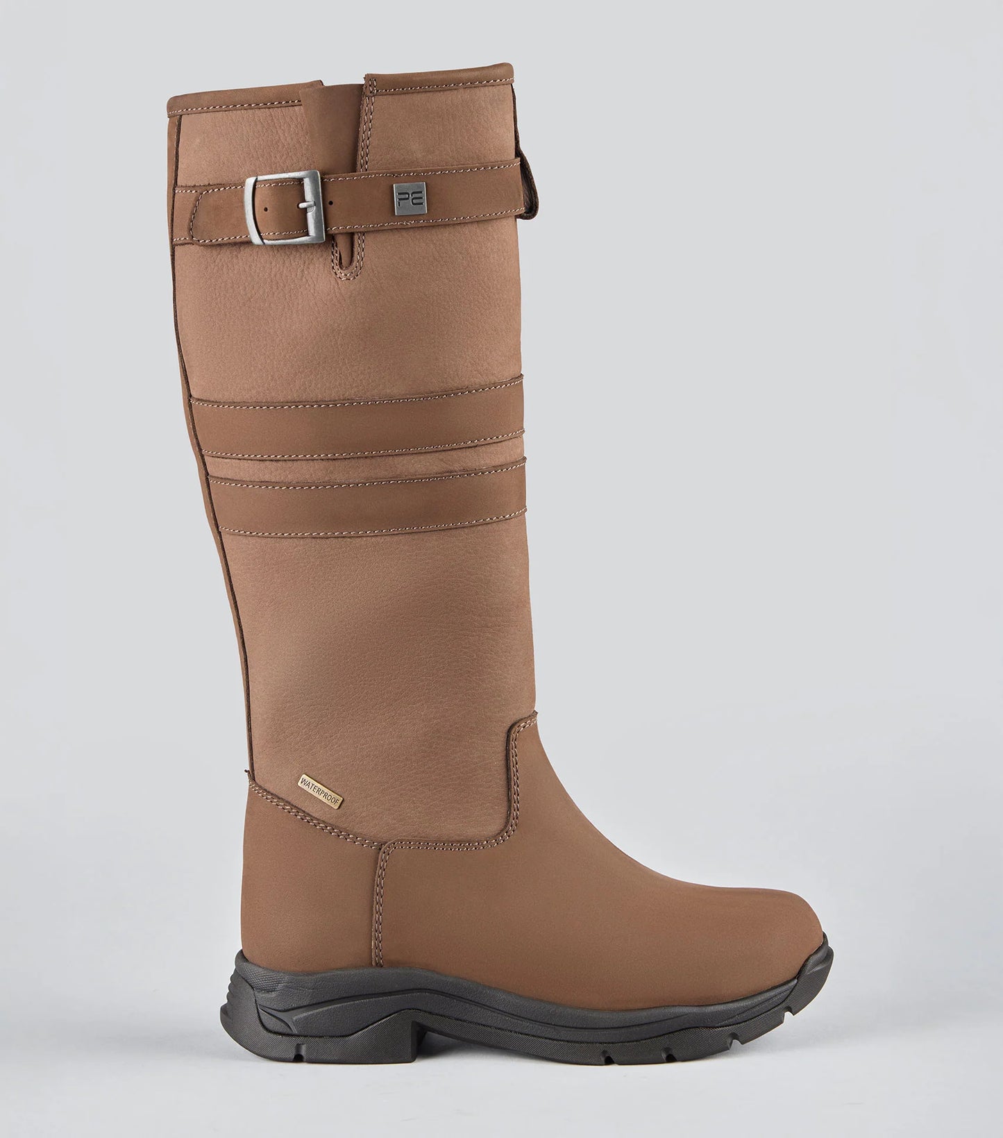 Premier Equine UK Monte Waterproof Country Boot - Brown -Wide Calf - UK 6.5 / Euro 40