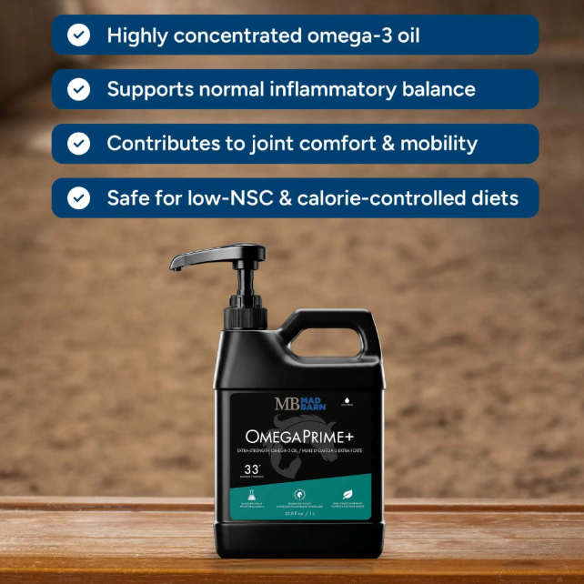 Mad Barn OmegaPrime+ Extra-Strength Omega-3 Oil