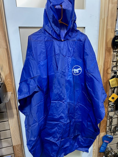 BR Clearance - BR Rain Poncho - Blue - One Size Adult