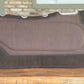 SK Equine Spinal Relief Western Pad Chocolate/Turquoise Stitching 30" (3/4" Thick)