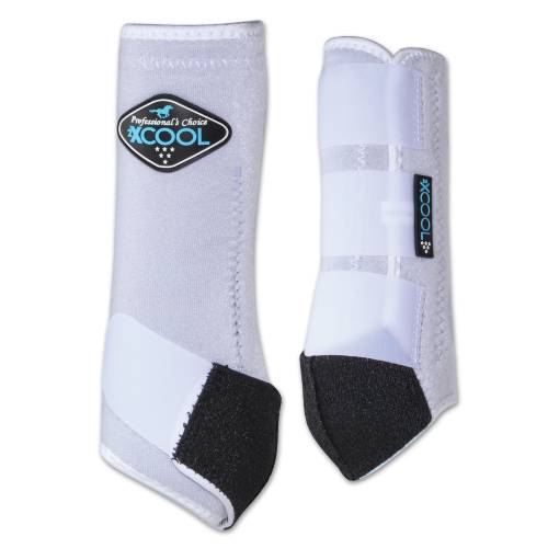Professional's Choice 2XCool Sports Medicine Boot - Front Pair - White/Medium