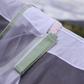 Shires Highlander Fine Mesh Fly Sheet/Neck Set - White/ Sage - 78"