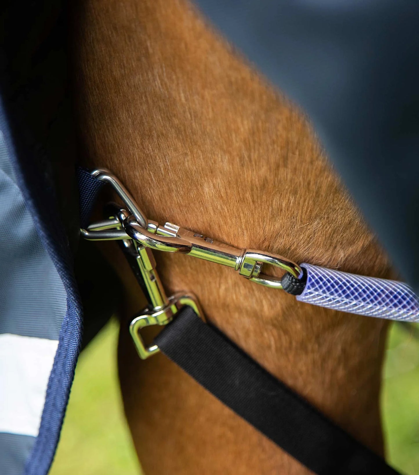 Premier Equine UK Buster Storm 220g Combo Turnout Rug with Classic Neck - Navy (75"/78"/81")