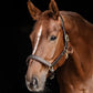 Waldhausen Crystal Leather Halter - Havana - Cob *clearance reg $128