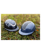 NEW - BR Riding Helmet Omega Glamourous Glossy - Wide Brim - Navy/Gunmetal - Medium (55-57cm)