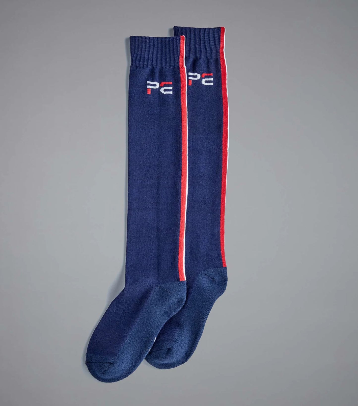 Premier Equine UK PE Sports Highlight Riding Socks (1 Pair) Navy Large/Euro 43-46
