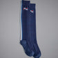 Premier Equine UK PE Sports Highlight Riding Socks (1 Pair) Navy Large/Euro 43-46