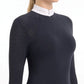 LeMieux Olivia Long Sleeve Show Shirt Navy - UK 14