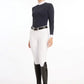 LeMieux Olivia Long Sleeve Show Shirt Navy - UK 14