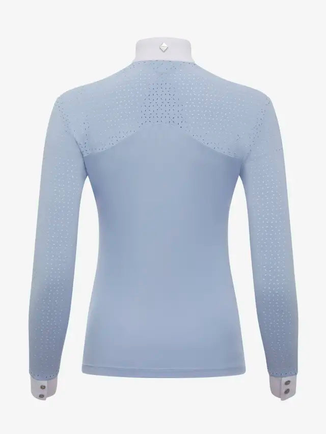 LeMieux Olivia Long Sleeve Show Shirt Mist UK12